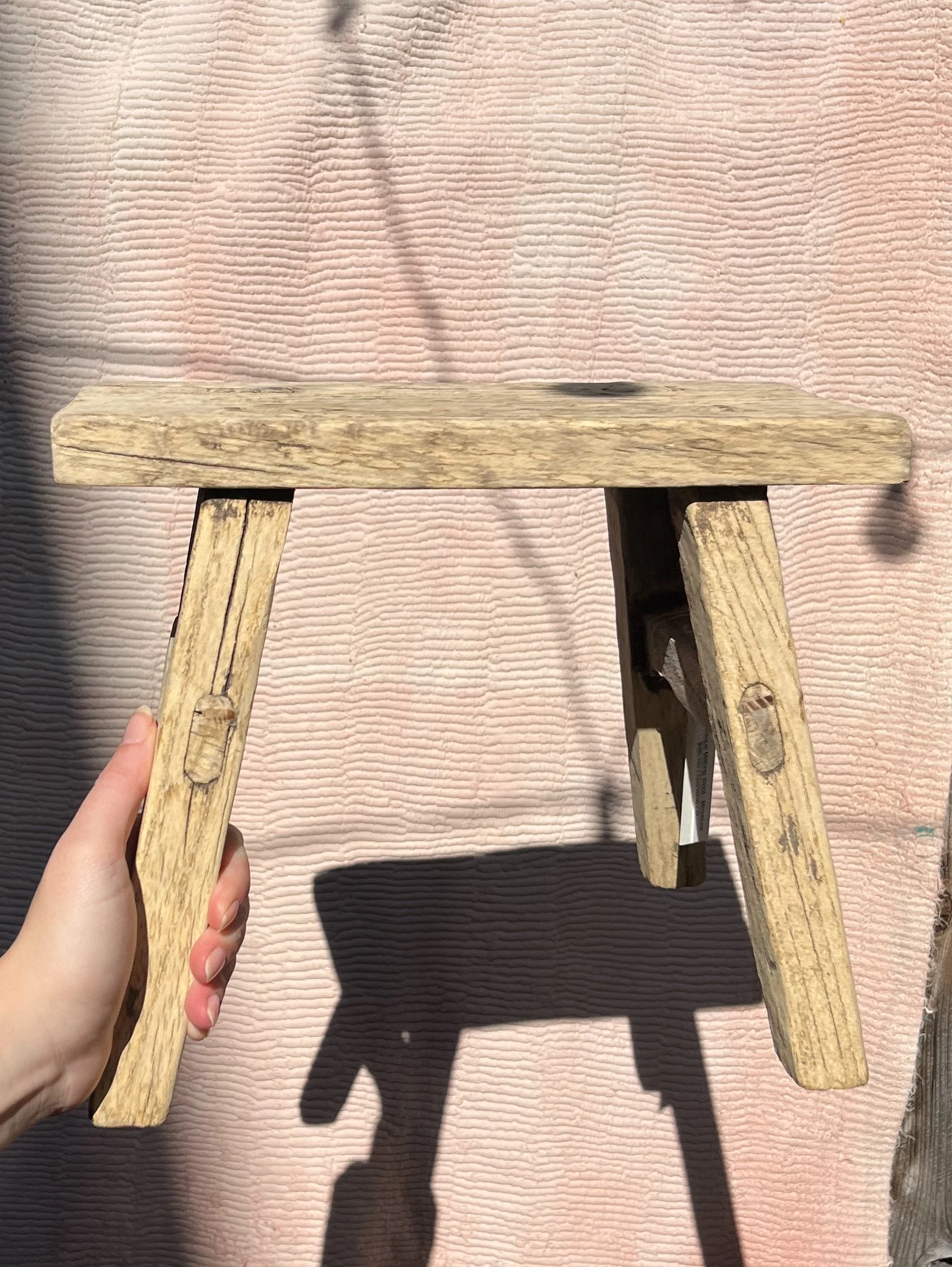 Antique Milking Stool - Miniature - Image 6