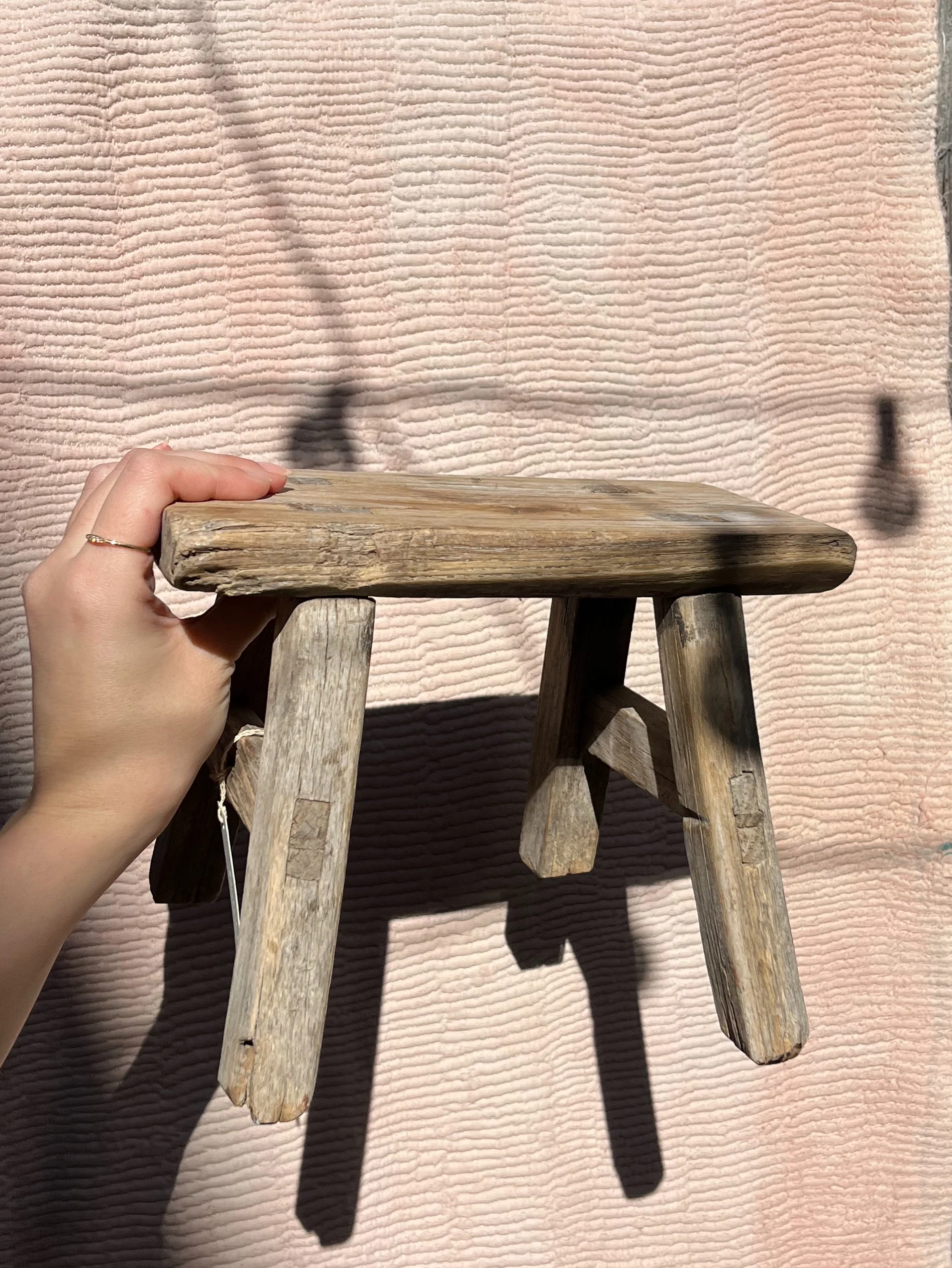 Antique Milking Stool - Miniature - Image 7