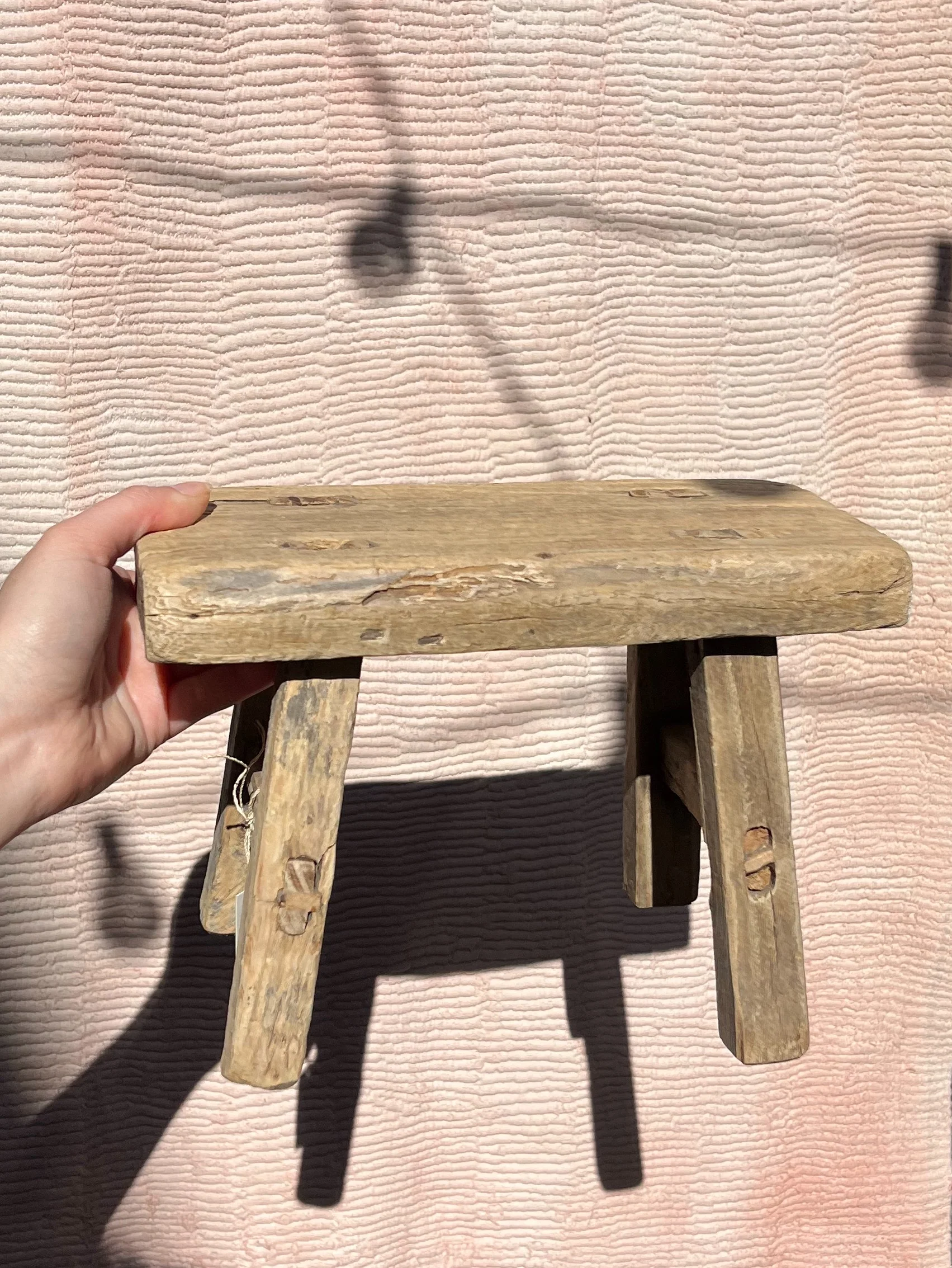 Antique Milking Stool - Miniature - Image 8