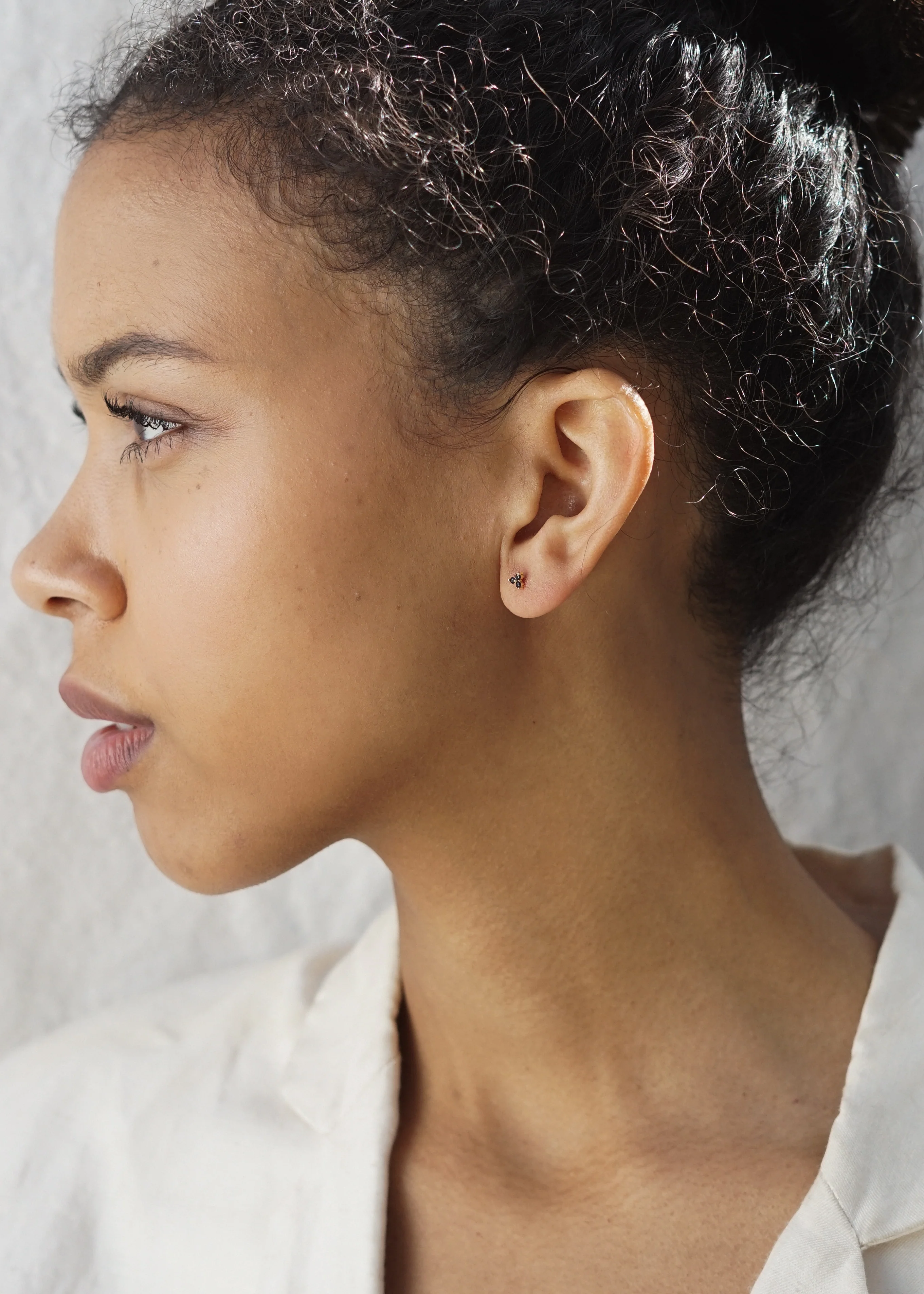 Cluster Studs - 3 Onyx - Image 3