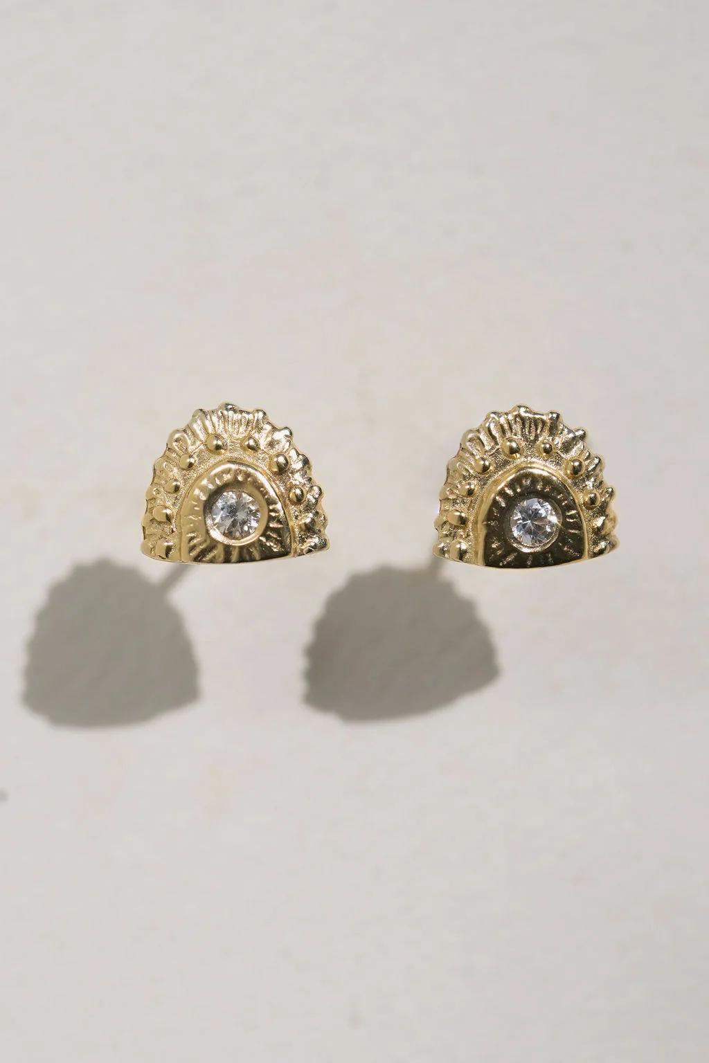 Relic Studs - Solid 14K Gold - Image 4