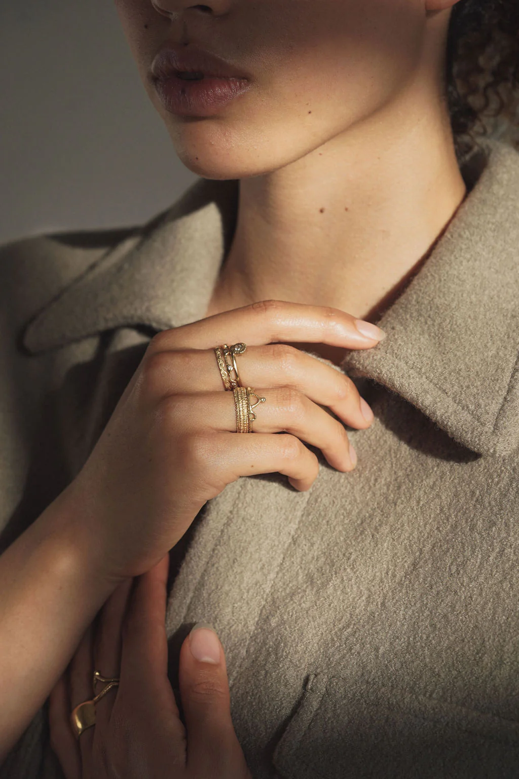 Scalloped Eternity Band - Solid 14K Gold - Image 3