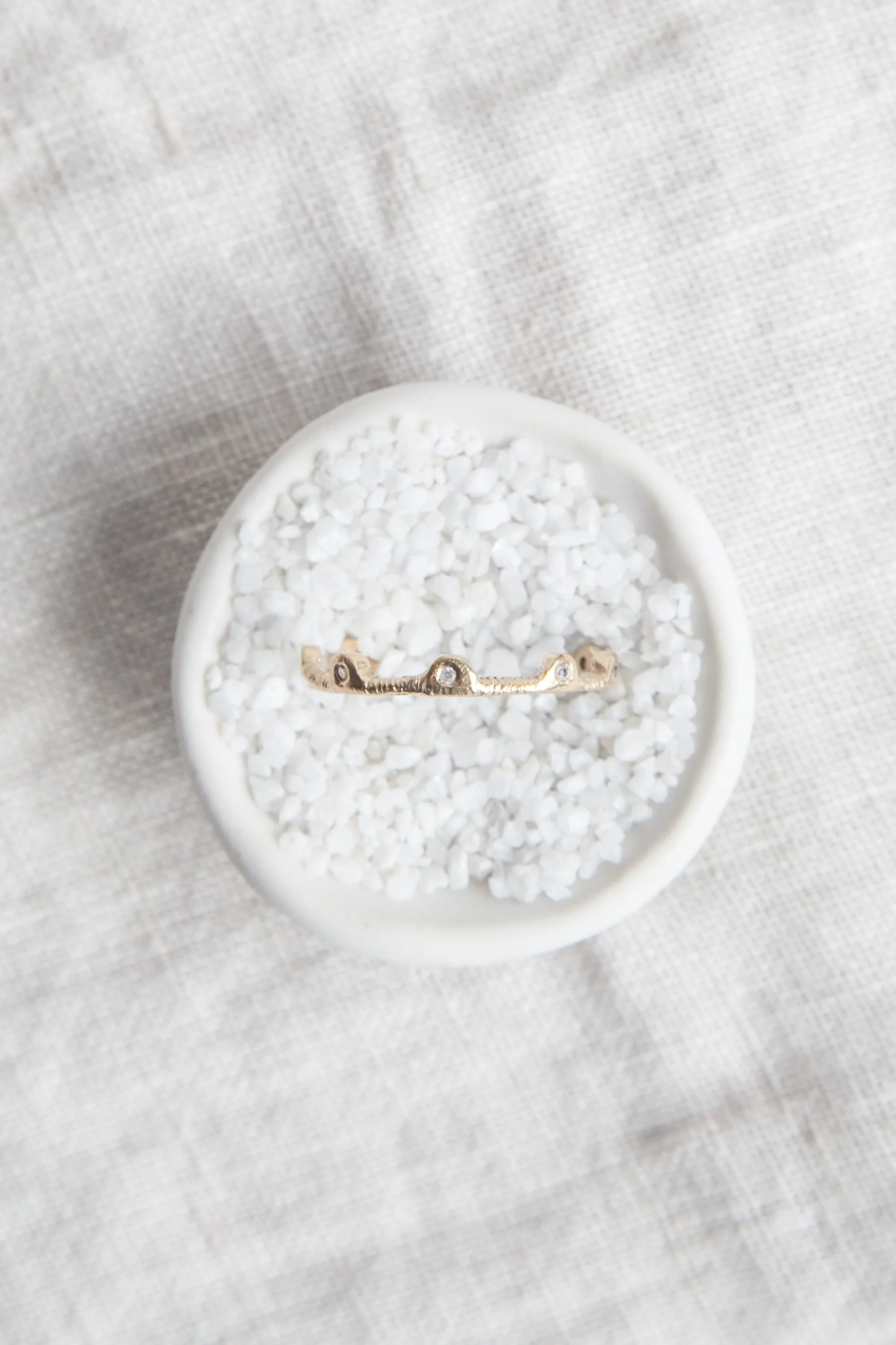 Scalloped Eternity Band - Solid 14K Gold - Image 6