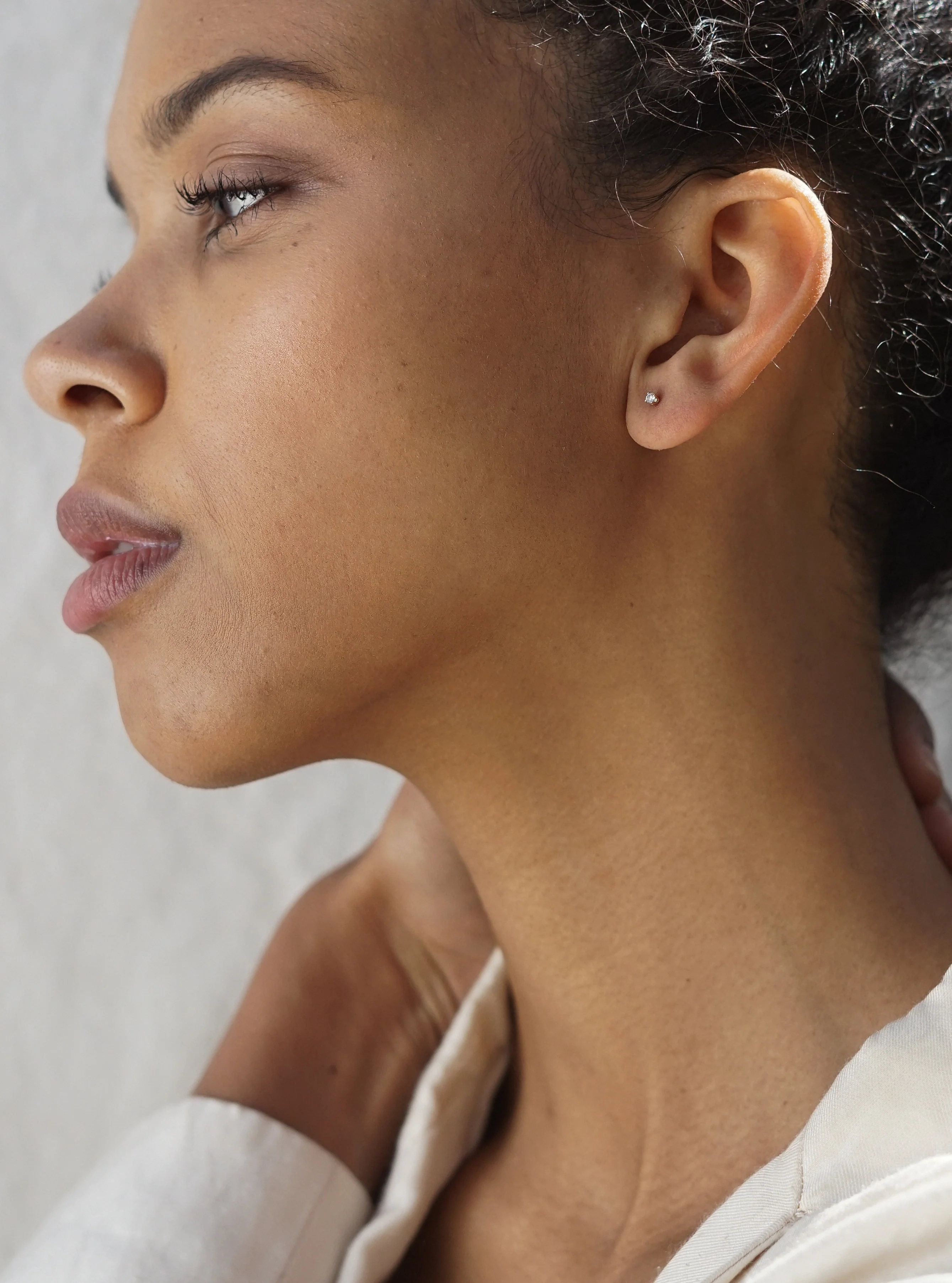 Teeny Studs - Diamond - Image 3